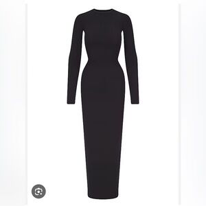 FITS EVERYBODY CREW NECK LONG SLEEVE DRESS size small